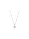 Vogue Necklace from Silver with Zircon