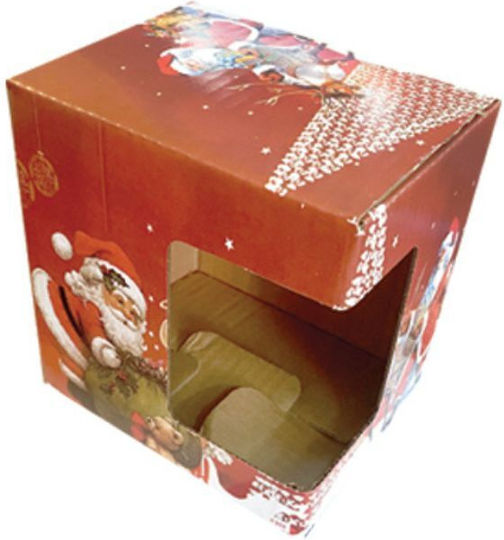 AGC Хартия Кутия за Подарък Червен 11x11см.