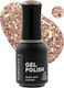 Dorothy L Ημιμόνιμο Βερνίκι Νυχιών 6049 Χρυσό με Glitter 15ml
