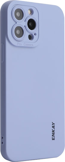 Enkay Liquid Shockproof Задна корица Силикон Лилав (iPhone 14 Pro Max)