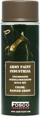 Fosco Industries Σπρέι Βερνίκι με Μεταλλικό Εφέ Πράσινο Ranger Green 400ml