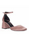 BEATRIS B550 NUDE PUMPS WITH BARRETTE