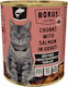 Rokus Wet Food for Adult Cats in Cans with Salmon 810gr