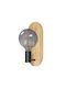 Ledvance Decor Wood Classic Lamp Wall with Socket E27 Brown 12.8cm