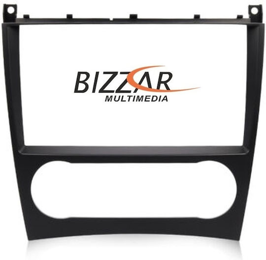 Bizzar DIN Fascia Panels 2 Din Compatible with Screen 9" for Mercedes-Benz CLC Class 2005-2009
