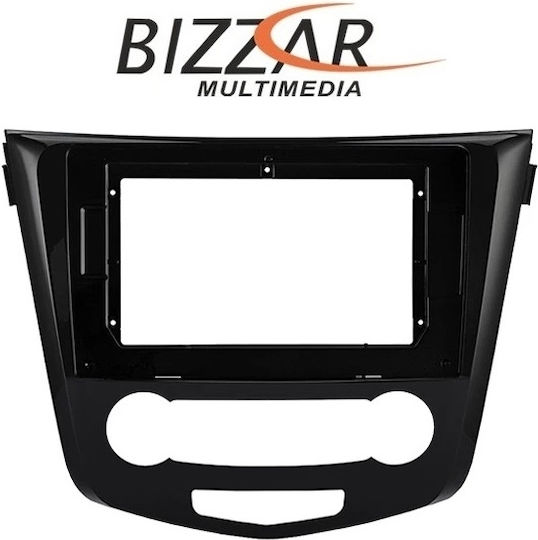 Bizzar DIN Fascia Panels 2 Din Compatible with Screen 9" for Nissan Qashqai J11 (Manual A/C)