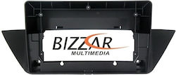 Bizzar DIN-Verkleidungsplatten 2 Din Kompatibel mit Bildschirm 10" für BMW X1 2009-2014