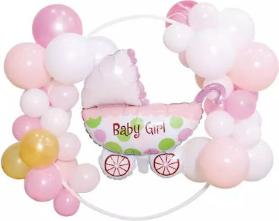 Set 43 Ballons Rosa Baby Girl