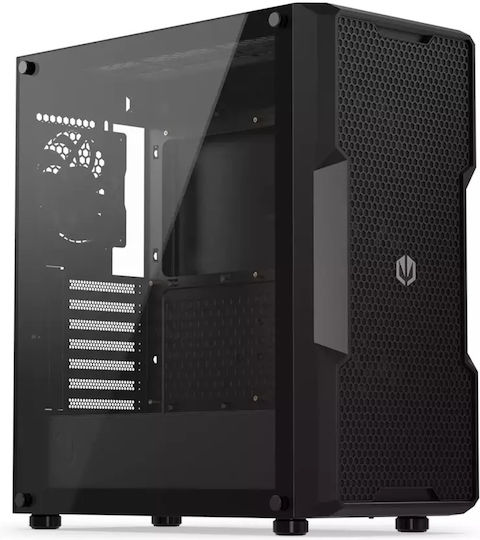 Endorfy Regnum 400 Air Gaming Midi Tower Computer Case with Side Window Black