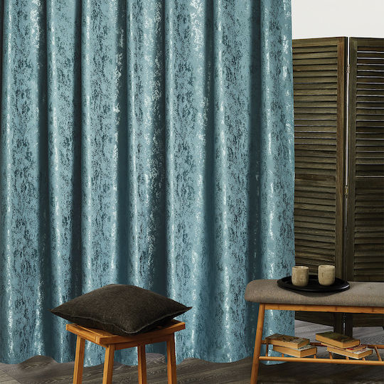 Whitegg Curtain Blackout with Grommet K068 1 Petrol 140x260cm