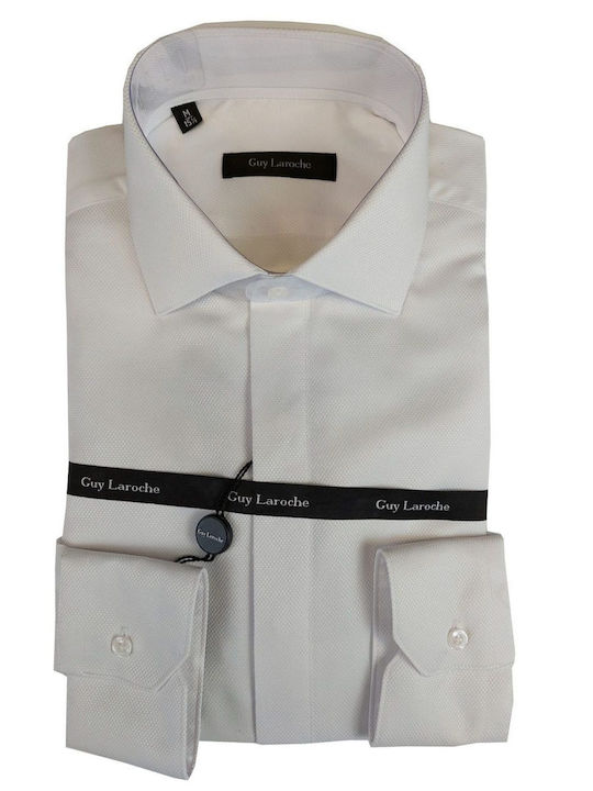 Long-sleeved Cotton Shirt White
