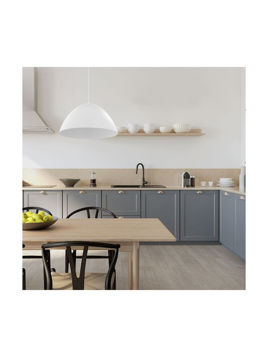 TK Lighting Faro Κρεμαστό Φωτιστικό Λευκό Καμπά...