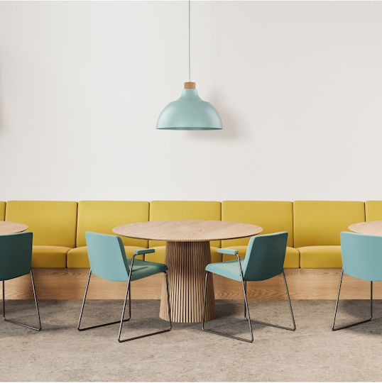 TK Lighting Cap Κρεμαστό Φωτιστικό Μπεζ Καμπάνα με Ντουί E27 34εκ.