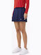 Amy Plissiert Mini Rock Marineblau