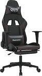 vidaXL 3143703 Gaming Chair with Footrest Black / Gray