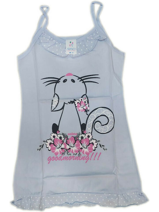 Natura Kids' Nightgown Summer Light Blue