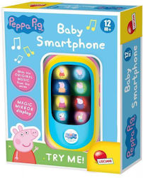 Lisciani Giochi Telefonspielzeug Peppa Pig Smartphone mit Musik und Geräuschen für 12++ Monate