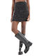 Jack & Jones High Waist Mini Skirt in Black color