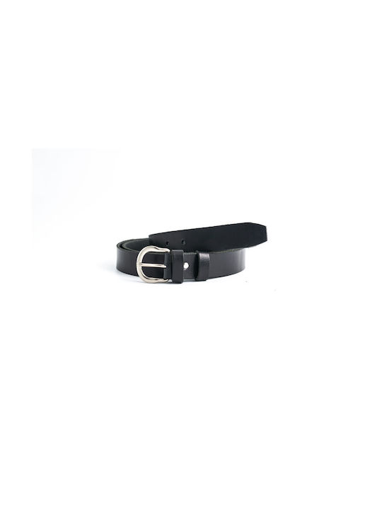 Handmade Leather Belt 3cm BLACK.