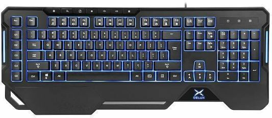 Havit Delux K9600 Gaming Πληκτρολόγιο με RGB φωτισμό (Αγγλικό US)