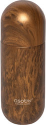Asobu Orb Sticlă Termos Oțel inoxidabil 460ml Wood
