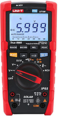 Uni-T Solar Pro UT196 Digitales Multimeter Wahre Effektivwert mit AC / DC Messung