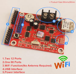 P10 Drahtlos LED-Anzeigetafelsteuerung Wi-Fi TF-S6UW