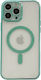 Tel Protect Magsafe Luxury Back Cover Σιλικόνης Mint (iPhone 12 Pro Max)