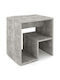 Rechteckig Beistelltisch Alvize Grey Concrete L40xB35xH40cm