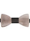 Wooden Bow Tie Mom & Dad 41011296 - Grey