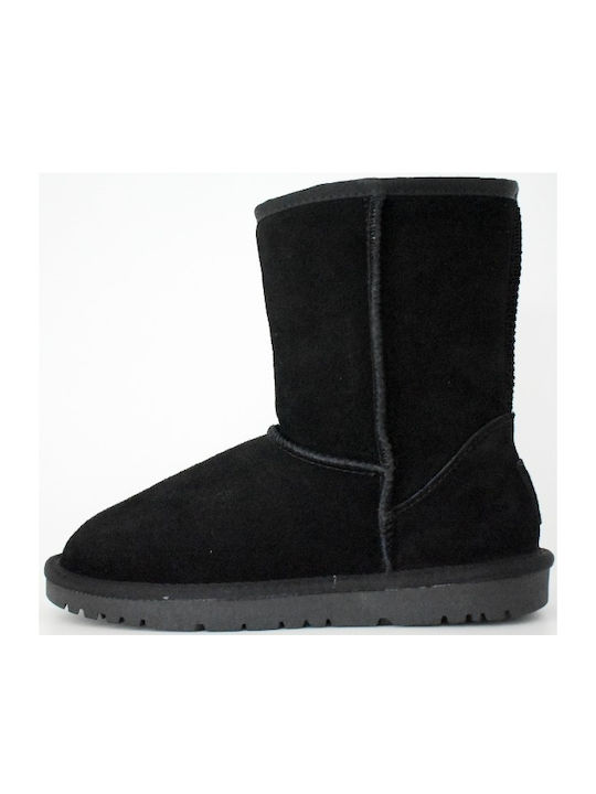 Kelara cizme de piele pentru femei ugg negru 21209 Negro