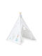 Viga Toys Kids Indian Teepee Play Tent for 3+ years White
