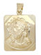 Goldjewels Anhänger Kinder Amulett mit Jesus Christus aus Gold 9K