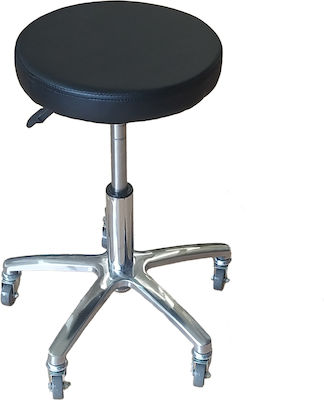 REPOP Wheeled Stool Black