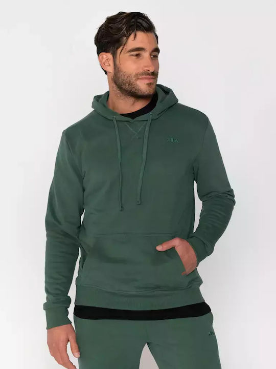 FILA Tom Hoodie Sweatshirt with Hood Green