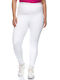 Cotton Leggings Elastic White