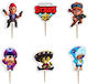 Balloon Brawl Stars P25917 Toothpicks for Party 6pcs