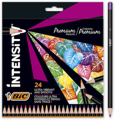 Bic Intensity Premium Σετ Ξυλομπογιές 24τμχ