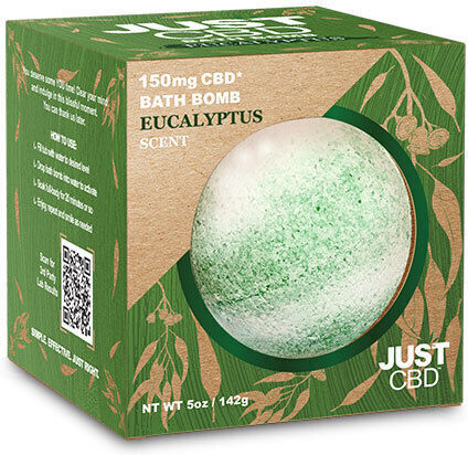 Just CBD Bath Bomb Eucalyptus 150mg 142gr