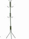 Sidirela Freestanding Coat Rack Metallic Black 31x31x170cm