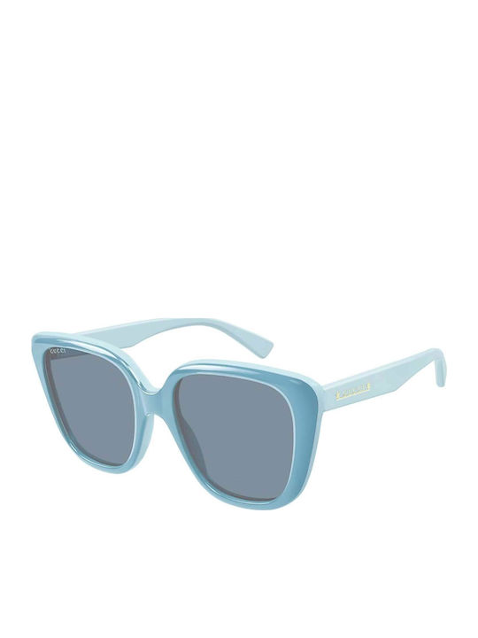 Gucci Women's Sunglasses with Blue Plastic Fram...
