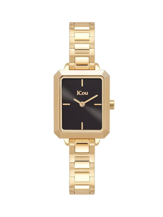 Jcou Caprice Women's Watch with Gold Metal Bracelet
