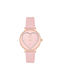 Juicy Couture Watch with Pink Leather Strap