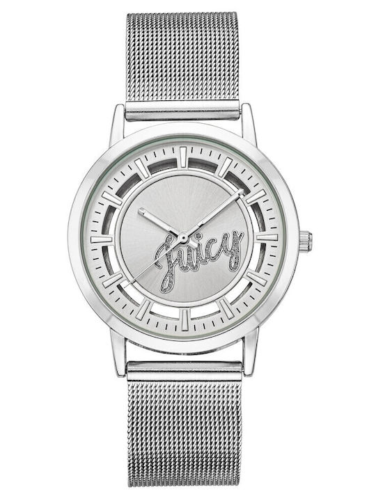 Juicy Couture Women's Watch with Silver Metal Bracelet