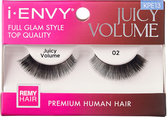 I-Envy Premium Human Hair Μαγνητικές Βλεφαρίδες Juicy Volume 02