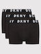 DKNY Herren Boxershorts Schwarz 3Packung