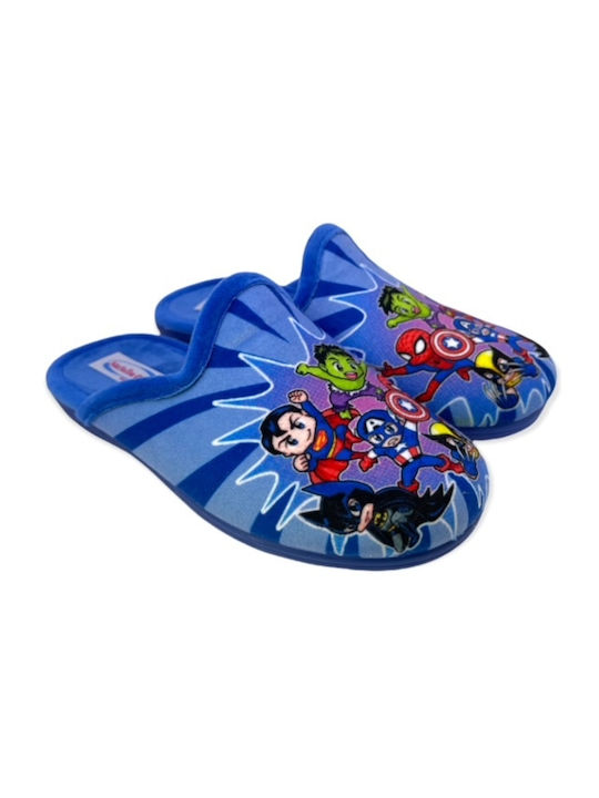 IQ Shoes Παιδικές Παντόφλες Μπλε