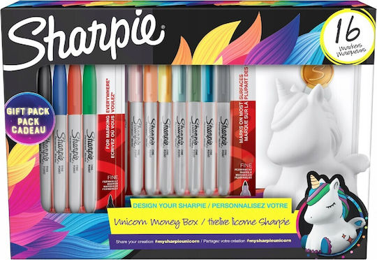 Sharpie Design Markers 1mm Multicolour 16pcs