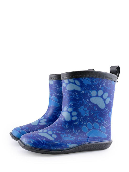 Kids Wellies with Internal Lining Blue