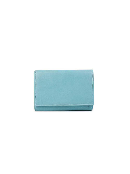 Fetiche Leather Large Leather Women's Wallet Turquoise